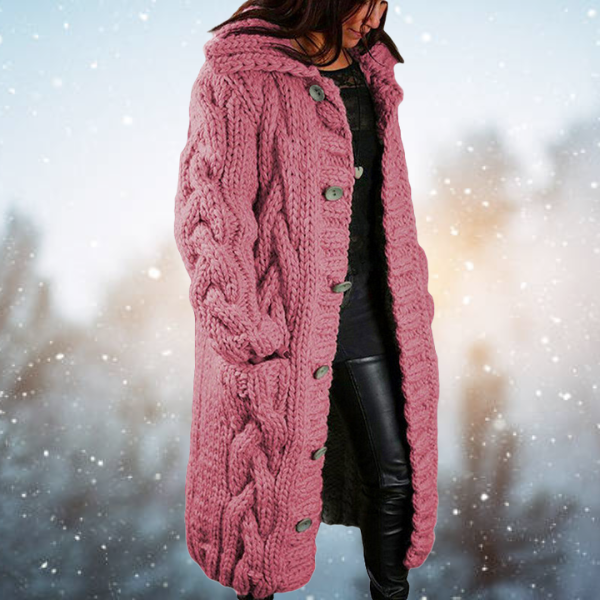 Foy - Elegant woven cardigan for women