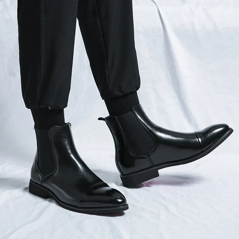 CARRACCI - Leather Chelsea boots