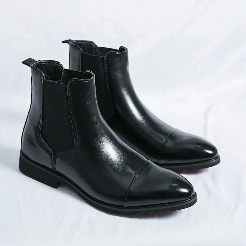 CARRACCI - Leather Chelsea boots